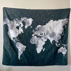 Tapestry - world map